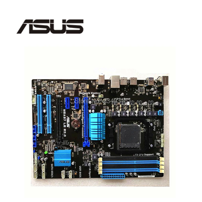 Для ASUS M5A97 LE R2.0 использоваться для настольных ПК для 970 гнездо для материнской платы AM3+ DDR3 USB3.0 SATA3