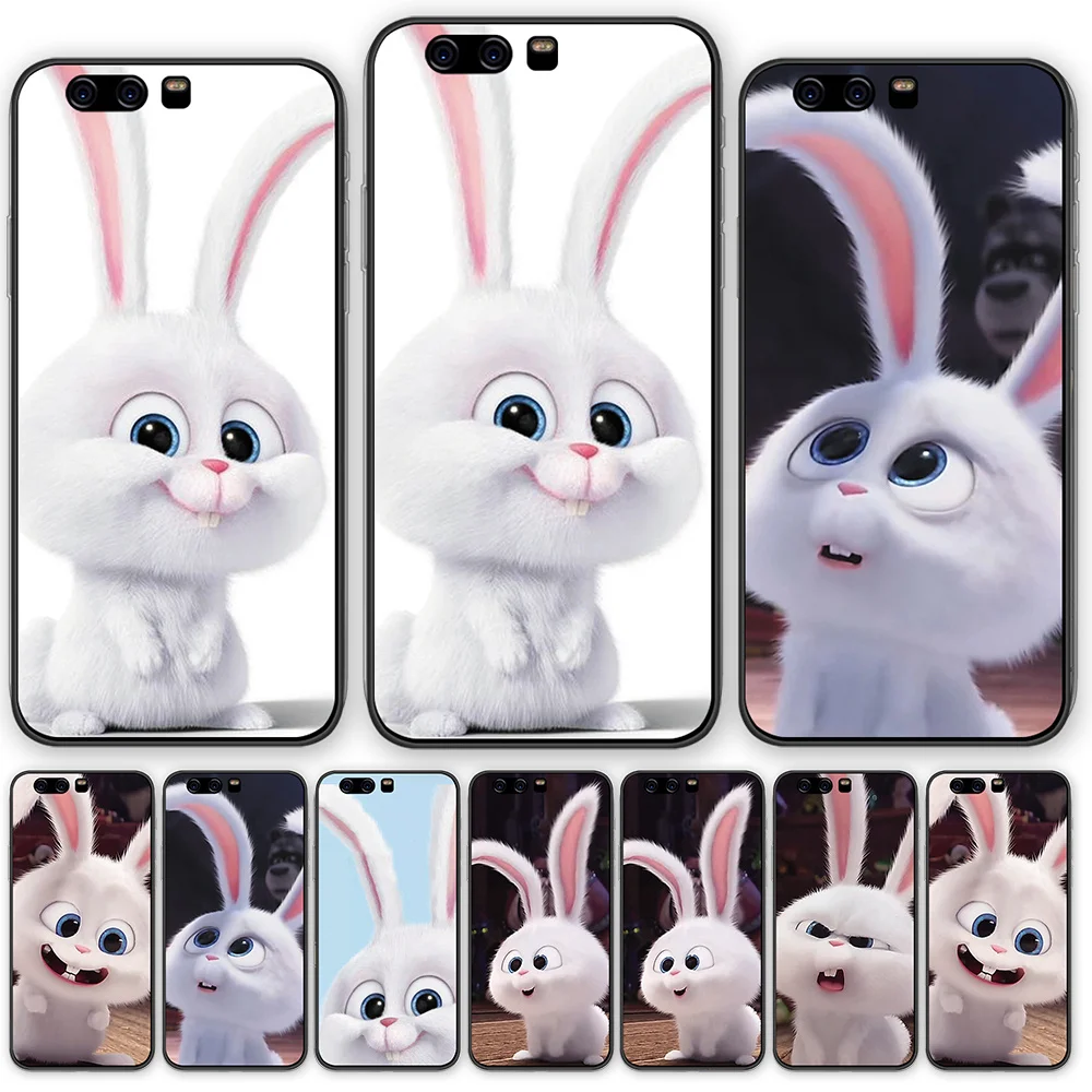 Роскошный силиконовый мягкий чехол из ТПУ с изображением кролика для HUAWEI P9 P10 P20 P30