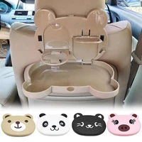 folding car back seat food tray holder stand universal car bracket drink holder coffee holder tray cartoon car cup holder stand