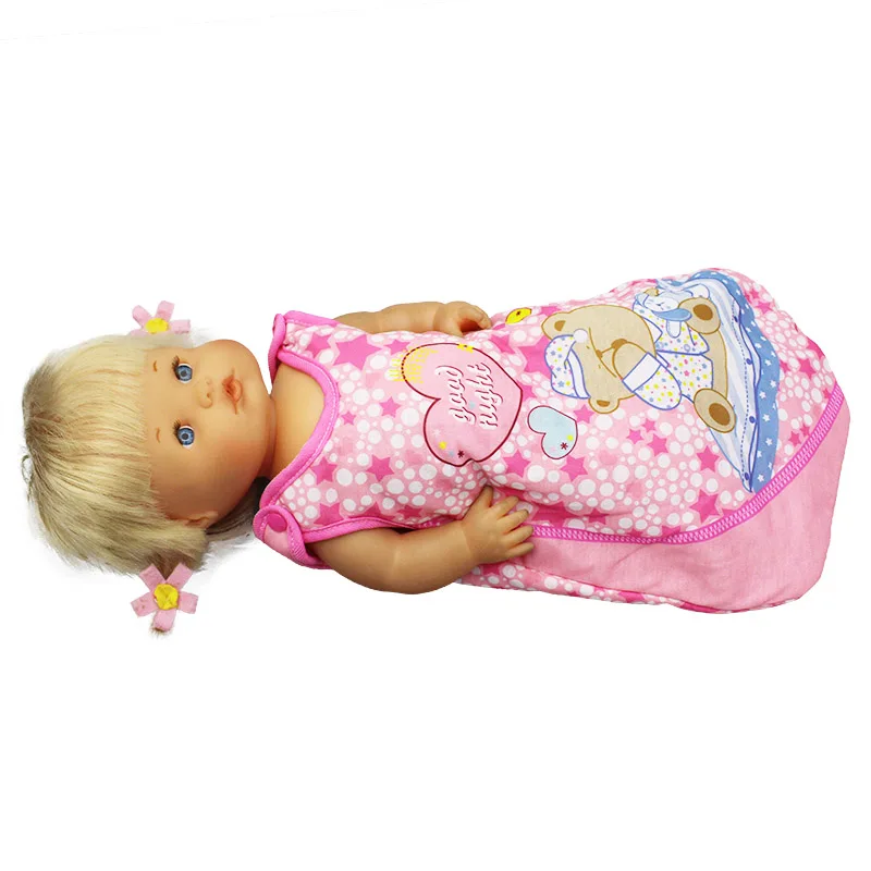 

New sleeping bag doll Clothes Fit 35cm Nenuco Doll Nenuco su Hermanita Doll Accessories
