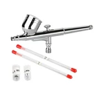 Аэрограф Двойного действия, 0,3 мм, с насадками 0,2 мм, 0,5 мм, для украшения торта