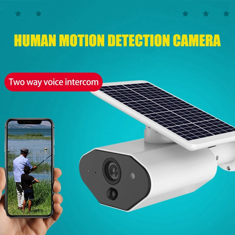 

Outdoor 1080P HD Waterproof Wireless Camera, Smart WiFi Solar Camera, Network Mobile Phone Remote Monitoring Camera,