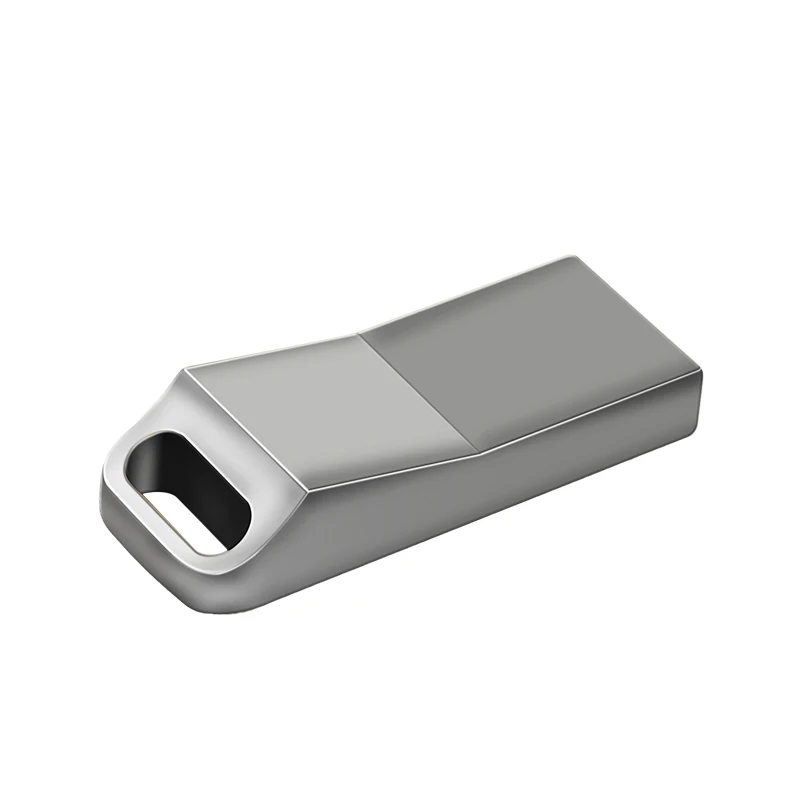 USB флеш накопитель из нержавеющей стали на 128 ГБ 16 32 64 usb флешка с брелоком|USB