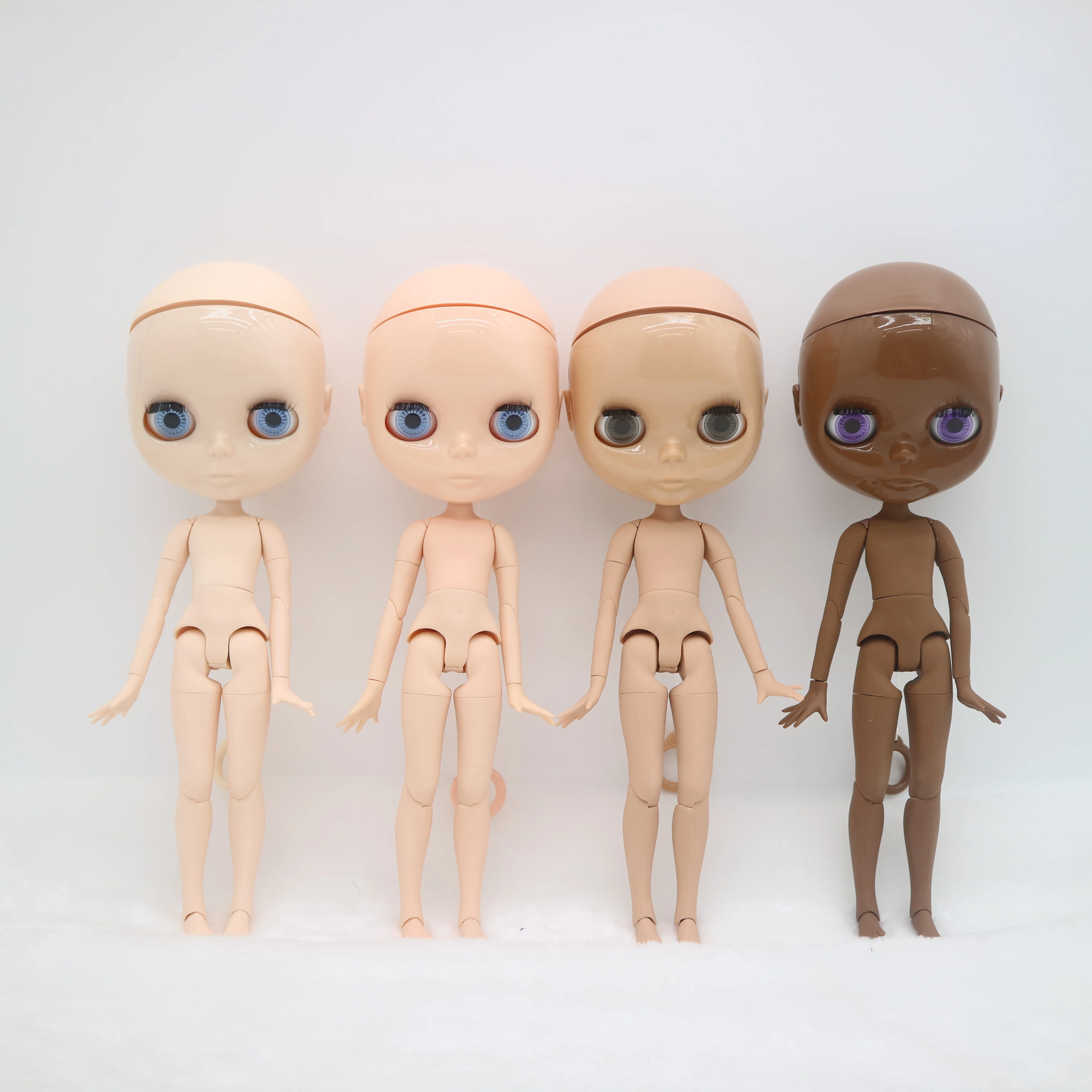 Кукла блайз шарнирная Обнаженная без волос макияжа | Игрушки и хобби