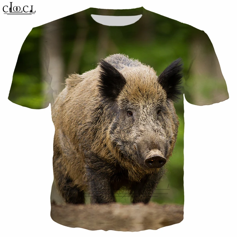 Футболка с забавным 3d-принтом свиней топ коротким рукавом для мужчин и женщин