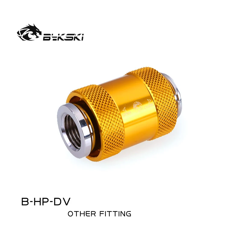 Bykski водяной клапан Женский Цветной переключатель для жесткой трубки Нажмите