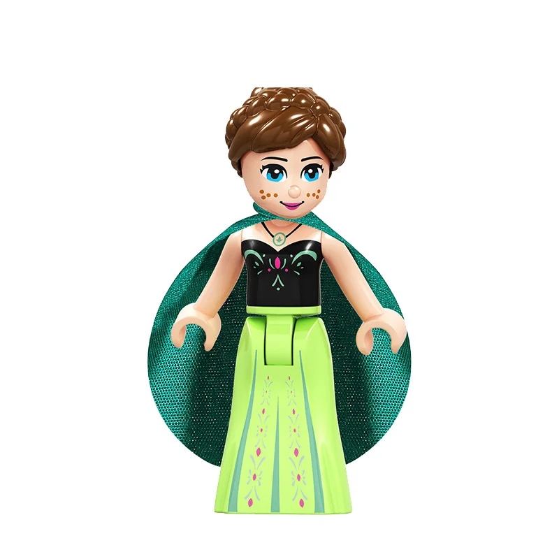 Серия Золушка белая Снежная кукла строительные блоки ToysCollection кирпичи черепаха