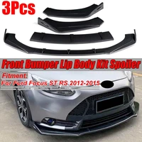universal car front bumper splitter lip spoiler diffuser for ford for mustang for focus rs st 2012 2015 for bmw for audi for vw