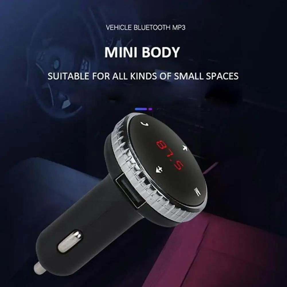 Fm Transmitter Car Wireless Bluetooth Radio Modulator Charger Aux Usb Player Audio Mp3 Handsfree Kit E5z6 | Автомобили и
