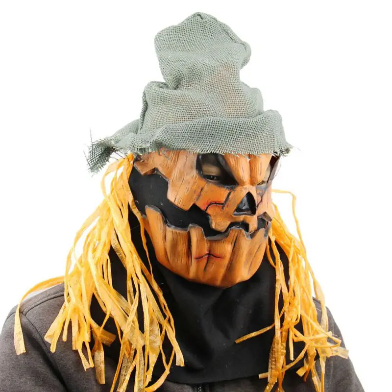 Вечерние Страшные Тыквы украшения в стиле Хэллоуина маска ужаса имитация клоуна