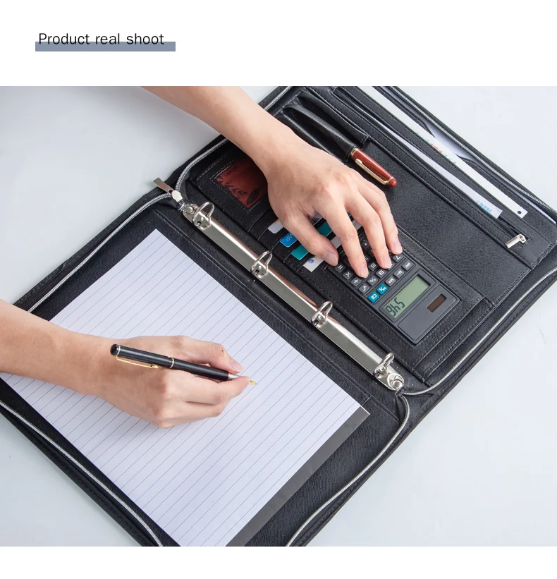 Папка А4 для документов на заказ папка-портфель с замком офиса и школы |