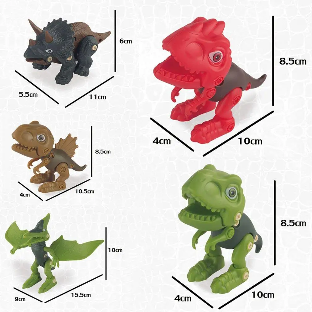 

Take Apart Dinosaur Toys Splicing Dinosaur DIY Construction Set Children's day gift for Kids Blocks Toy