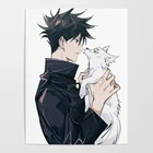 Украшение дома печатные изображения Hd Jujutsu кайсен Wall Art Модульная картина аниме постер животного, Картина на холсте для Гостиная без рамки