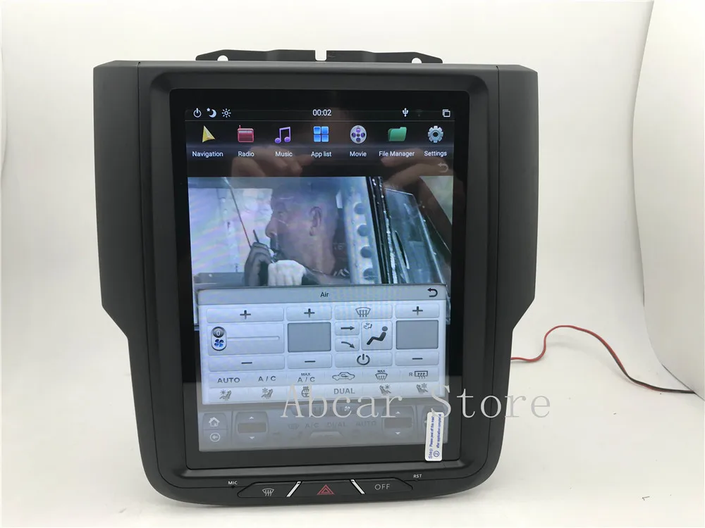 10,4 ''Tesla стиль Android 8,1 автомобильный dvd-плеер gps навигация для Dodge ram 1500- стерео CARPLAY HDMI радио авто ips PX6