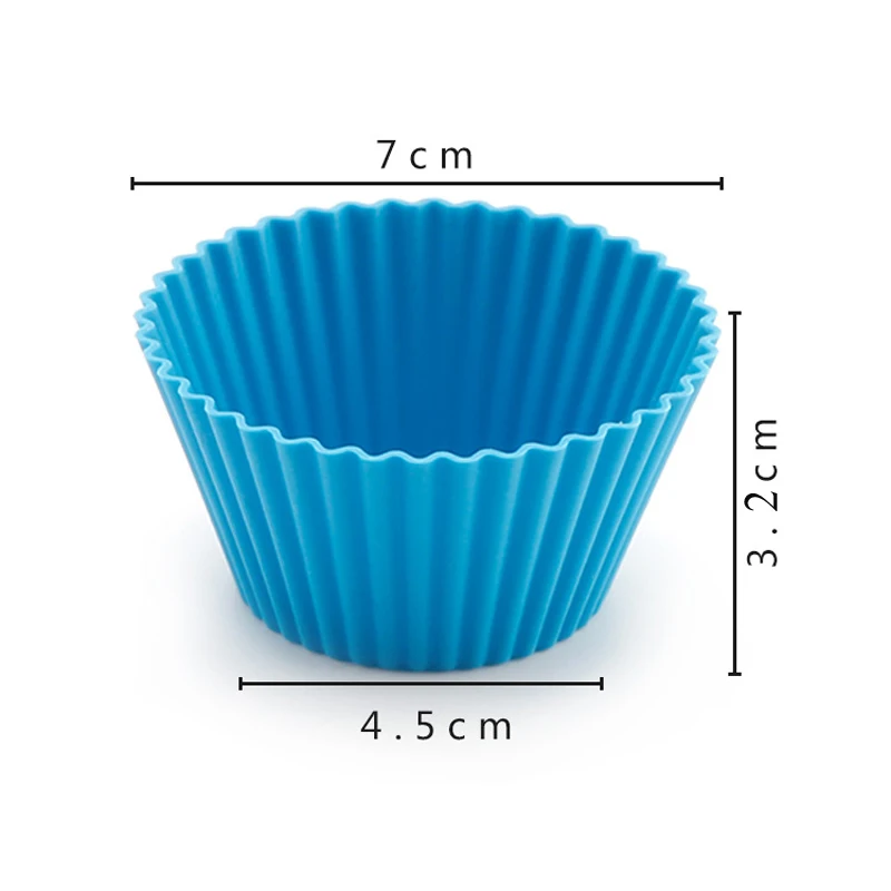 12 шт./компл. силиконовая форма для торта капкейков чашки кекс сделай сам на