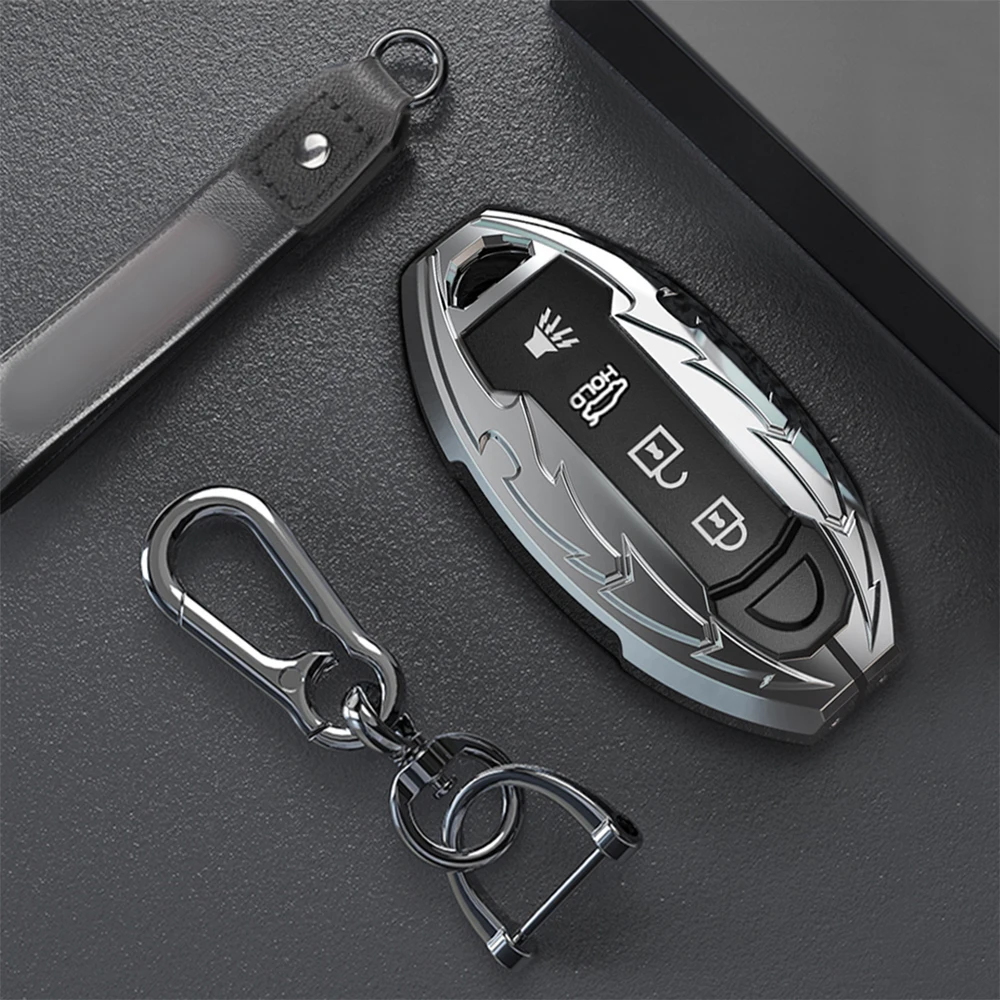 

Zinc Alloy Car Remote Key Case Cover Fob Holder Keychain For Nissan Qashqai J10 J11 X-Trail t31 t32 Murano Note Juke Car Styling
