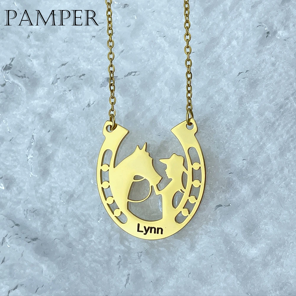 PAMPER индивидуальное оригинальное ожерелье из нержавеющей стали с эксклюзивным
