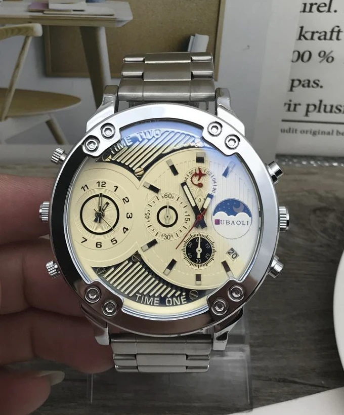 Часы наручные мужские кварцевые с хронографом брендовые деловые спортивные в