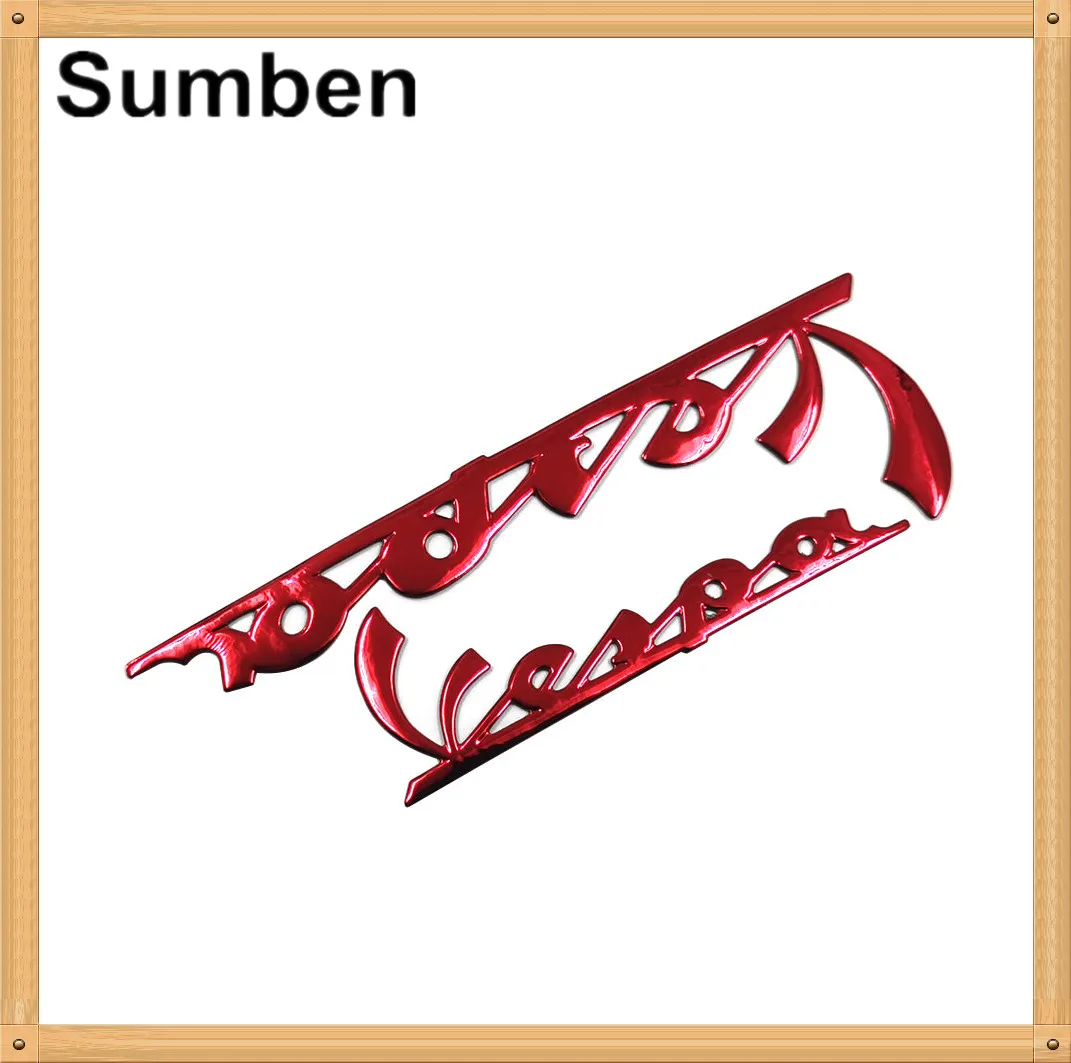 Передняя наклейка 3D эмблема сбоку на обтекатель Логотип Символ для Vespa ET2 ET4 ET8 GT GTS