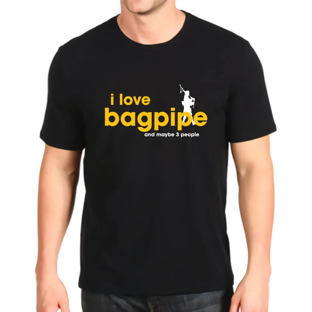 Kawaii graphic Ретро футболка i love bagpipe vintage sport бестселлер топ мужская аниме harajuku|Мужские