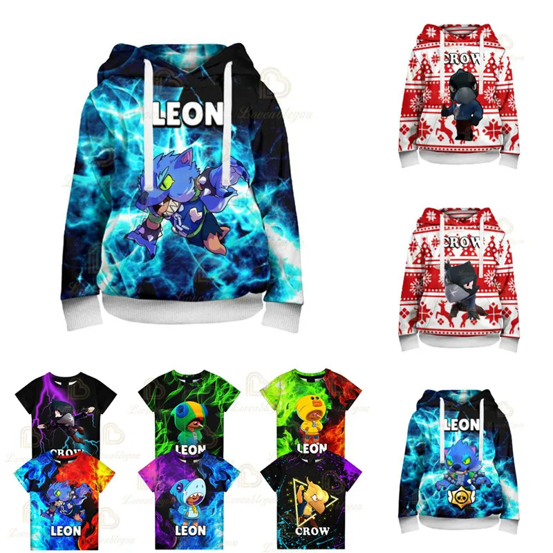 

browlers 3 To 14 Years Spike and Star,Kids Hoodies Shooting Game 3D Print Sweatshirt Boys Girls Cartoon Jacket Tops Teen Clothes