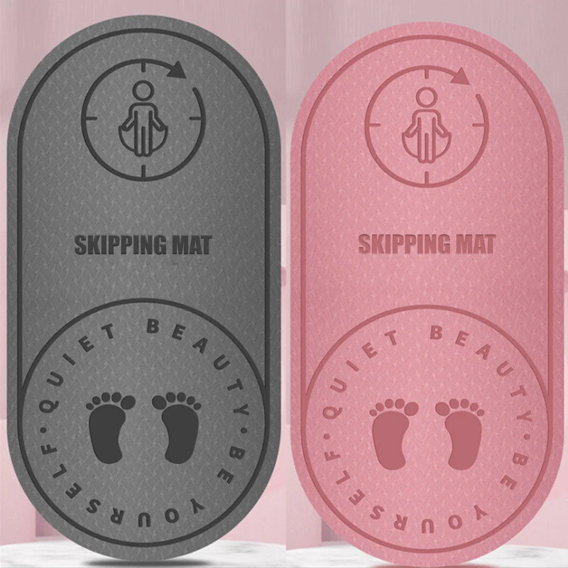 Фитнес йога коврик Скакалка пола тренировок для Спортивные щитки бесшумный