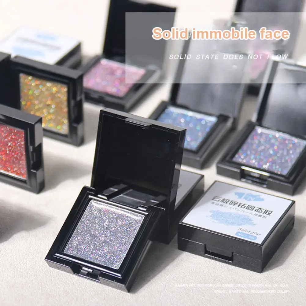

FN Nail Art Solid Glue Polish Cloud Pole Broken Diamond Bengdi Glitter Nail Polishes UV Gel Shiny Sequin Phototherapy Solid Glue