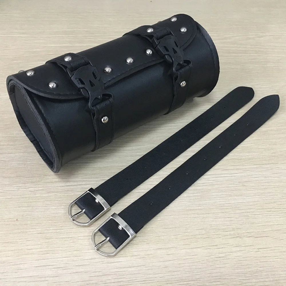 Кожаный мотоциклетный аксессуар Harley черный цвет 21x10x10 см велосипед боковая