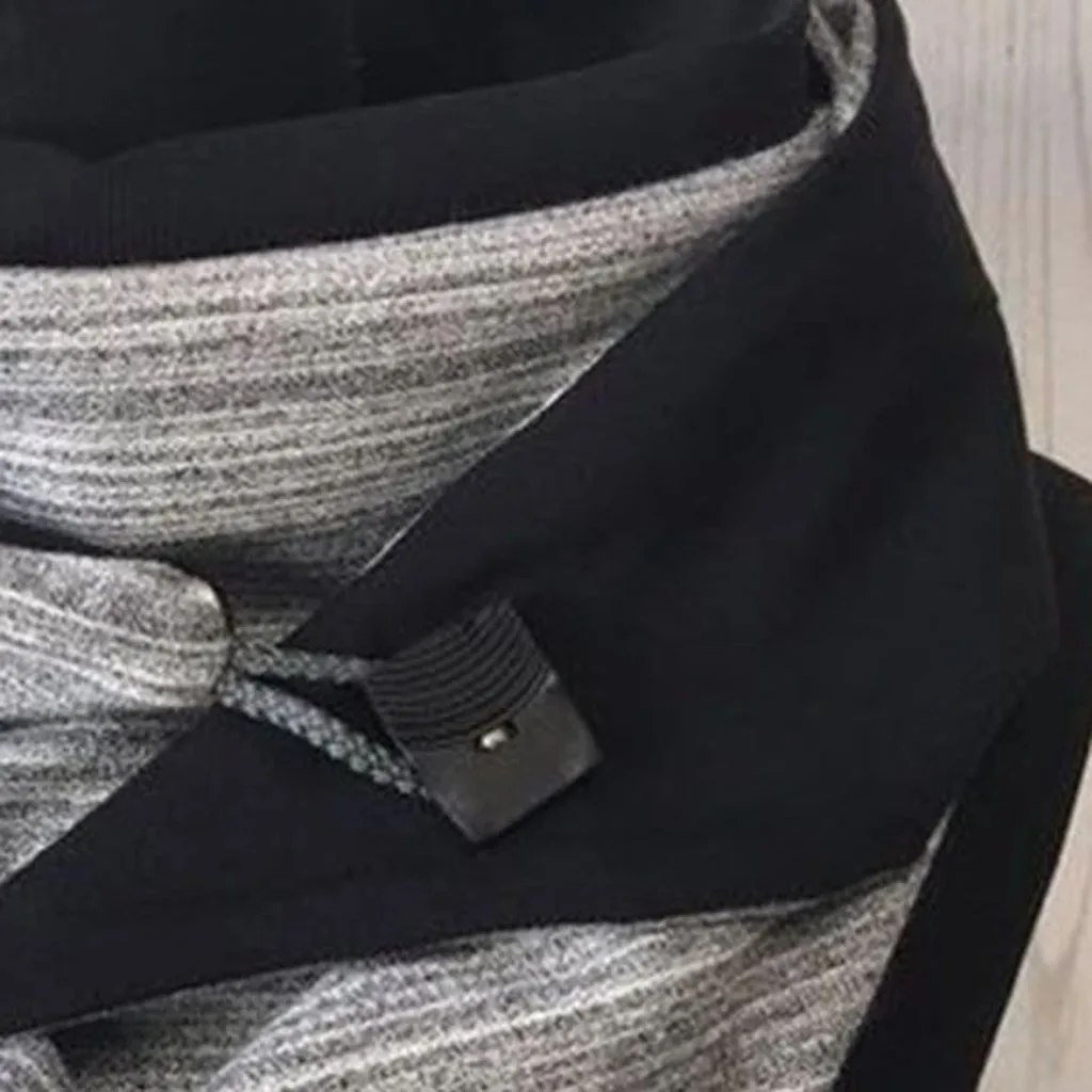 

Women Printing Scarf Fashion Retro Female Multi-Purpose Shawl Pure color stripes plus velvet Button Scarf