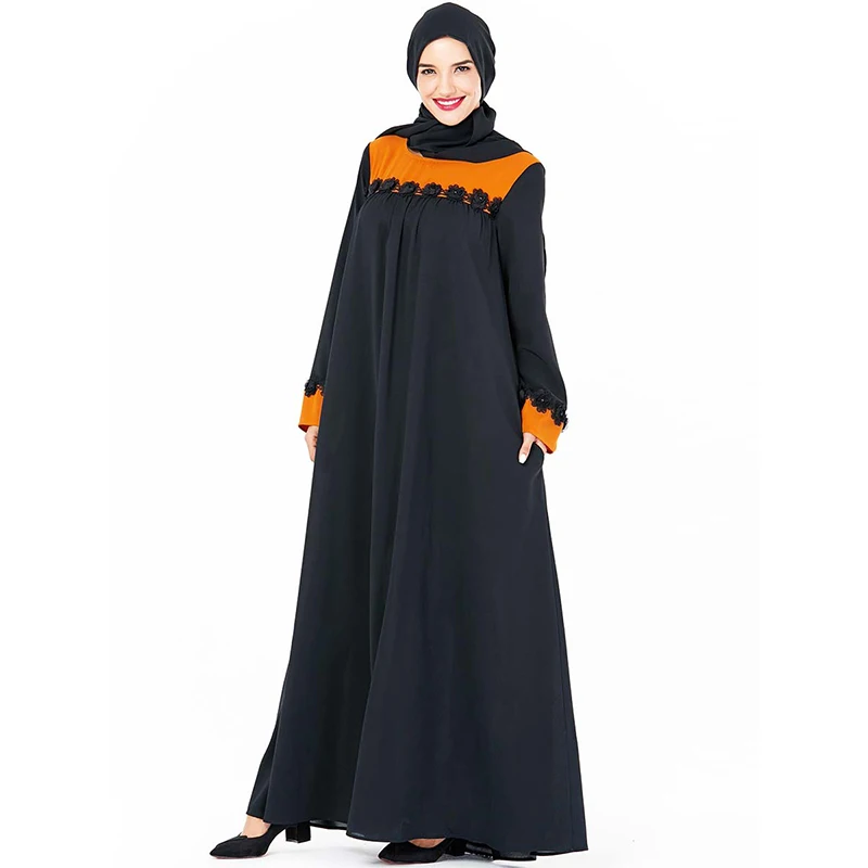 Мусульманское платье арабское турецкое модное большой размер для женщин сшитая
