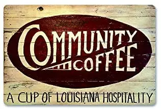 

Community Coffee Metal Sign 8" x 12"