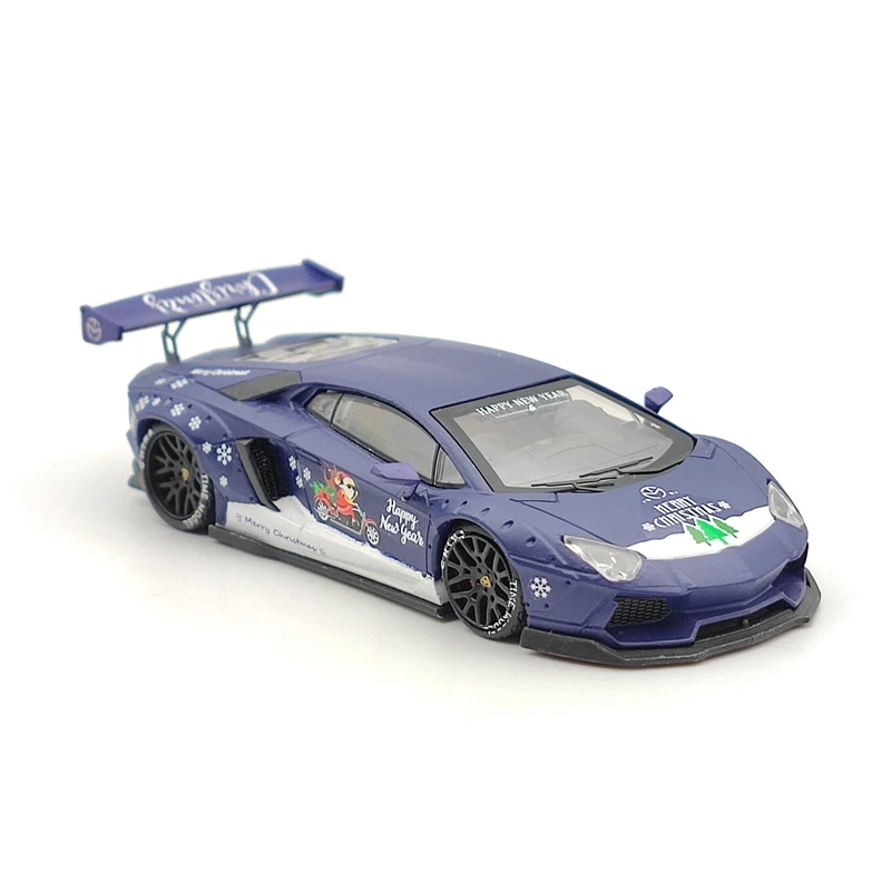 Модель времени 1:64 Lam ~ ghini LP700 Рождественская коллекция автомобилей из сплава