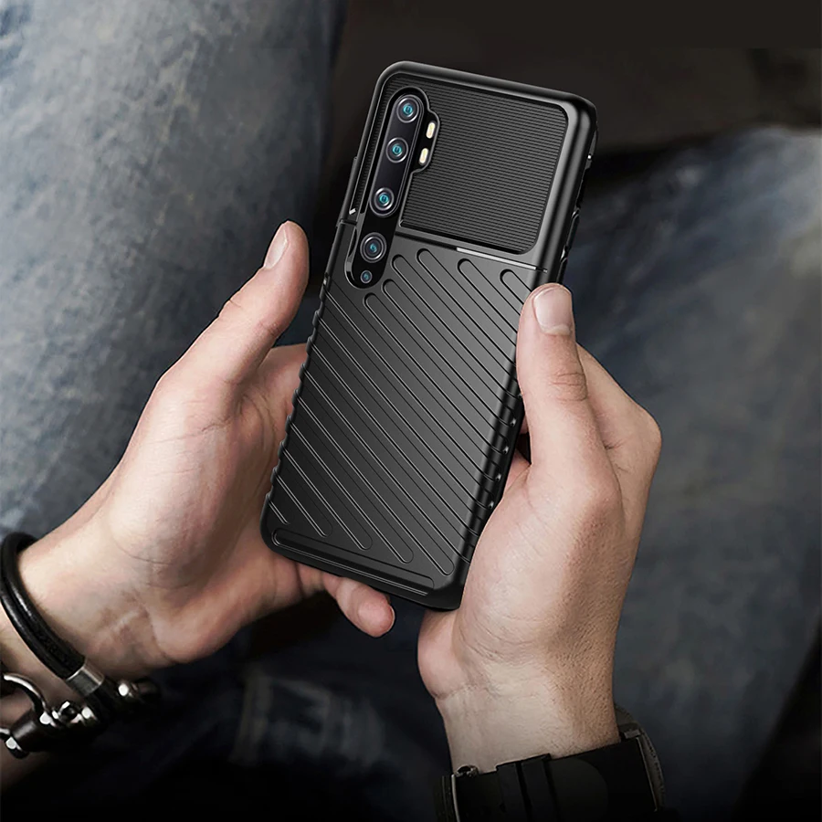 Глобальные чехлы для Xiaomi Mi Note 10 Pro чехол CC9 задняя крышка телефона из углеродного