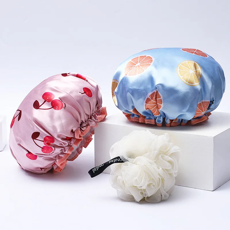 Шапочка для душа бытовой водонепроницаемый ванны и головные уборы утепленная