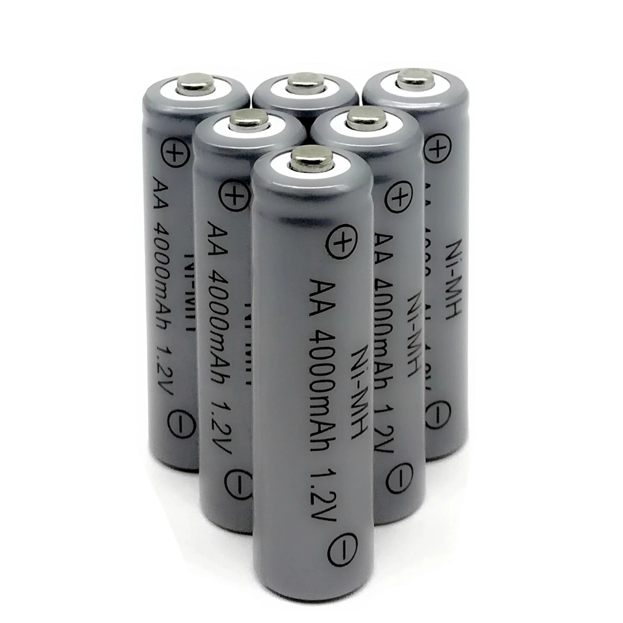 Lot Ni-MH AA 4000 MAh 1 2 V перезаряжаемые батареи для будильника игрушечного контроллера |