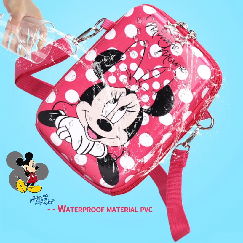 Disney Cartoon Micini Shoulder Bag Boys and Girls Cute Fashion Messenger Bag Children's Mobile Phone Bag