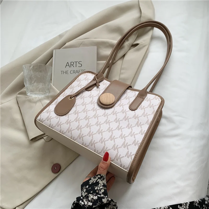 

2021 New Women's Luxury Tote Bag Daily Large Capacity Female Shoulder Handbag Classic Brand Designer Bags For Women Shopper Bols