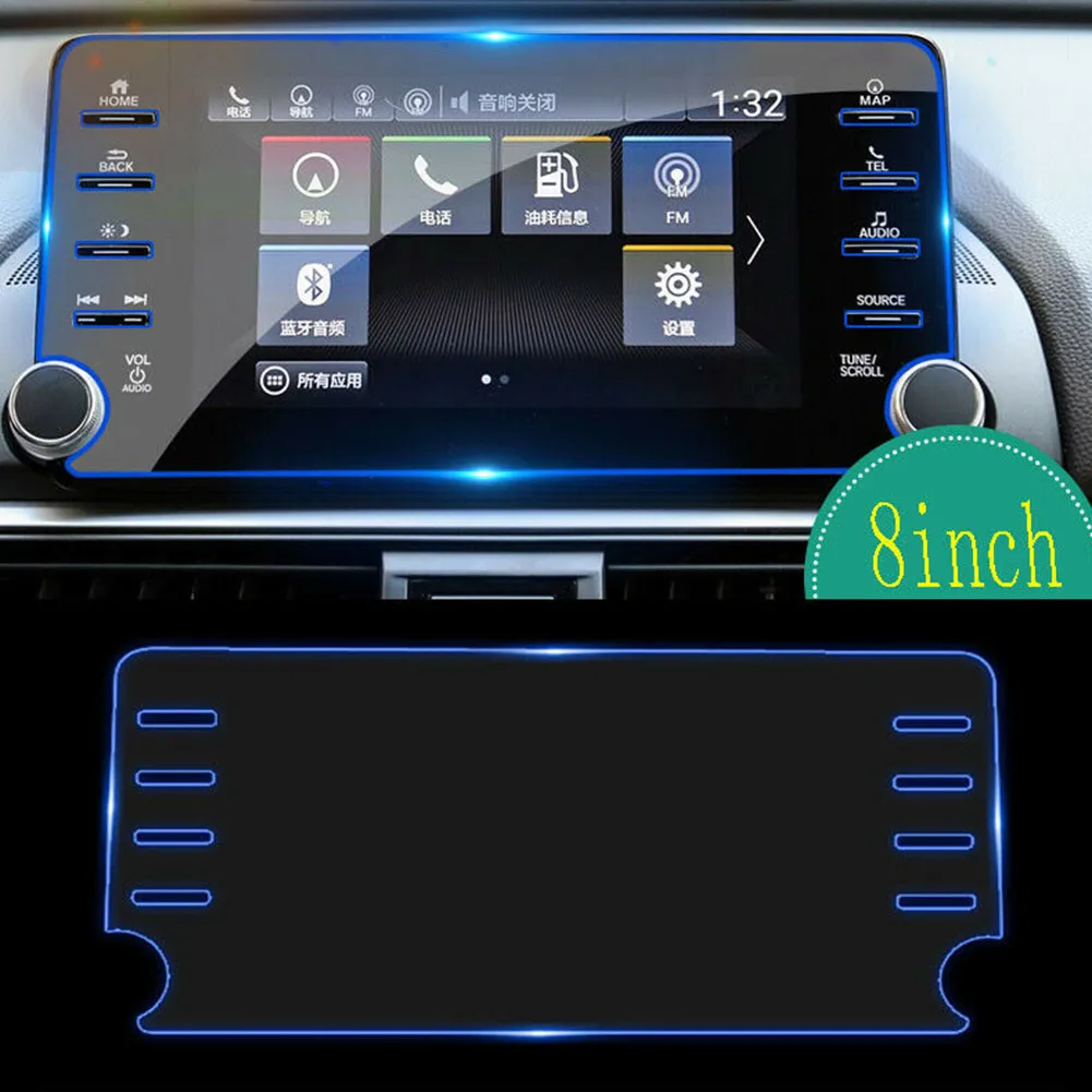 

Control Instrument Panel Protective Film Film For Honda Accord 2018-2020 GPS Protective 8In ABS Central