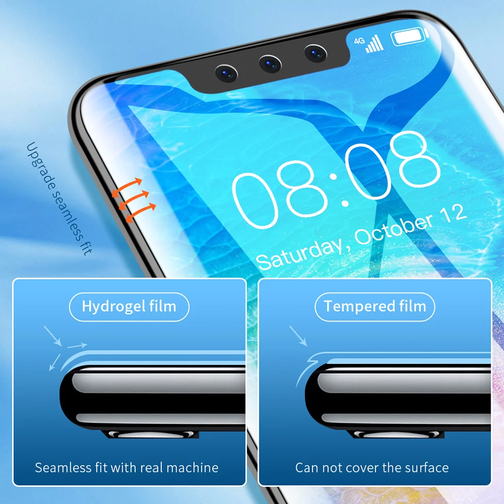 Гидрогелевая пленка для Huawei P20 P30 P40 Pro Lite Honor 8x 20i 20s v30 20 | Мобильные телефоны и