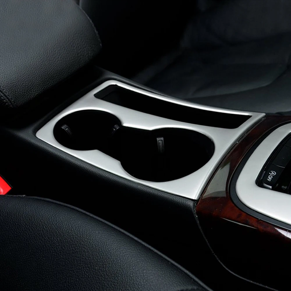 Наклейки из нержавеющей стали для салона автомобиля держатель стакана воды