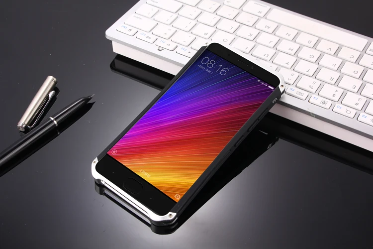 Антиосенняя металлическая рамка пластиковая задняя крышка для Xiaomi mi 5S mi 5S M5S алюминиевый сплав Мобильный Xiao mi 5S M 5S бампер чехол+ подарок