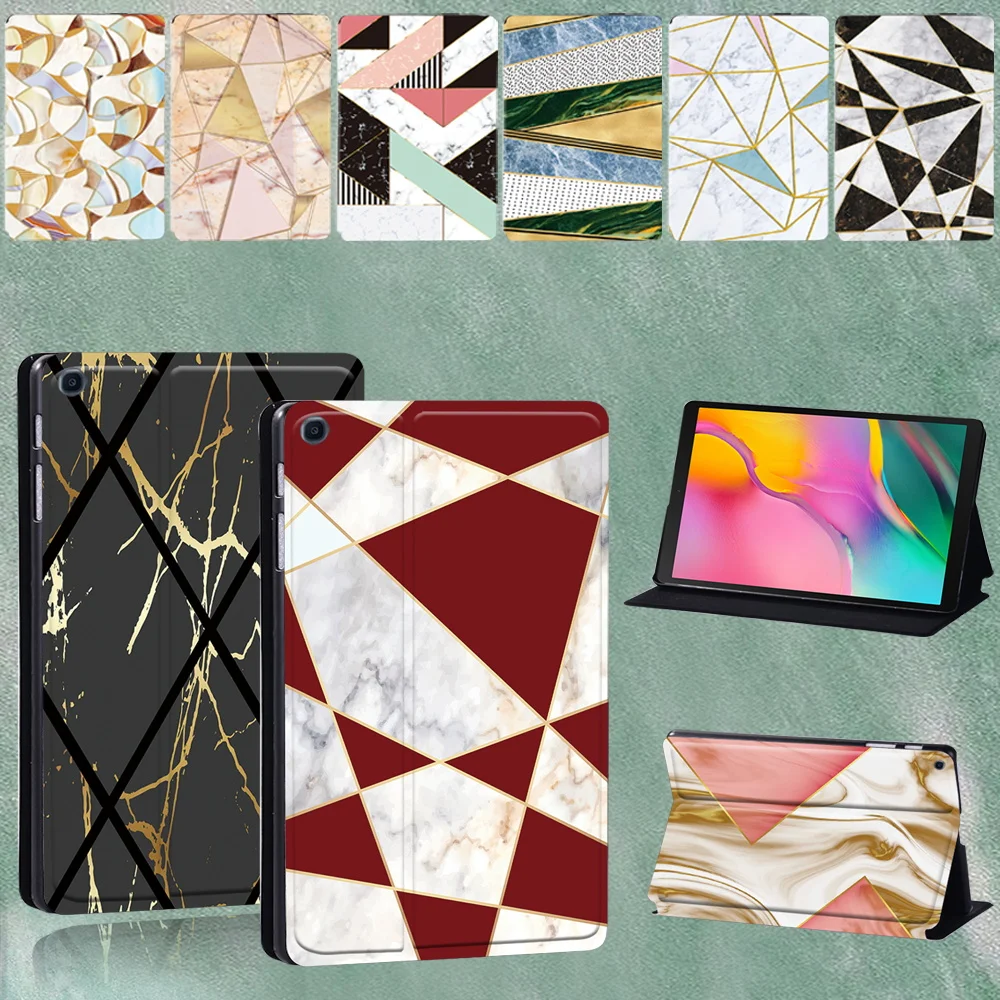 

For Samsung Galaxy Tab A SM-T290 T295 8.0 Inch Tablet Adjustable Folding Stand Cover for Tab A 8.0 2019 Case + Pen