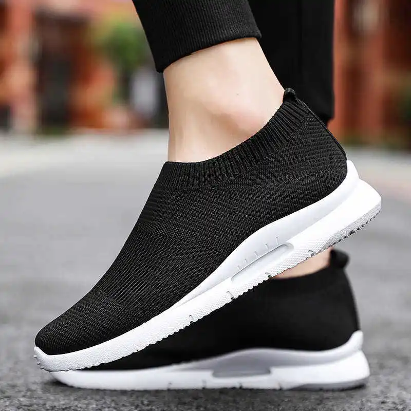 

Men Running Shoes Sneakers Increasing Men's Sports Shoes Casual Height Increases Sock Sneakers Sneakers Sport Man Brand Tennis