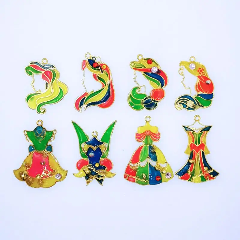

Silicone Casting Molds Tool DIY Epoxy Crafts Jewelry Pendants Necklace Keychain Making Material Set