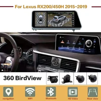 12 3 android 10 0 car radio for lexus rx200 450h 2015 2019 dvd player auto gps navigation 360 birdview multimedia playr