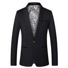 Мужской черный пиджак, официальная одежда, классический пиджак, пальто, хорошее качество, мужская верхняя одежда большого размера, повседневный пиджак и пальто 5