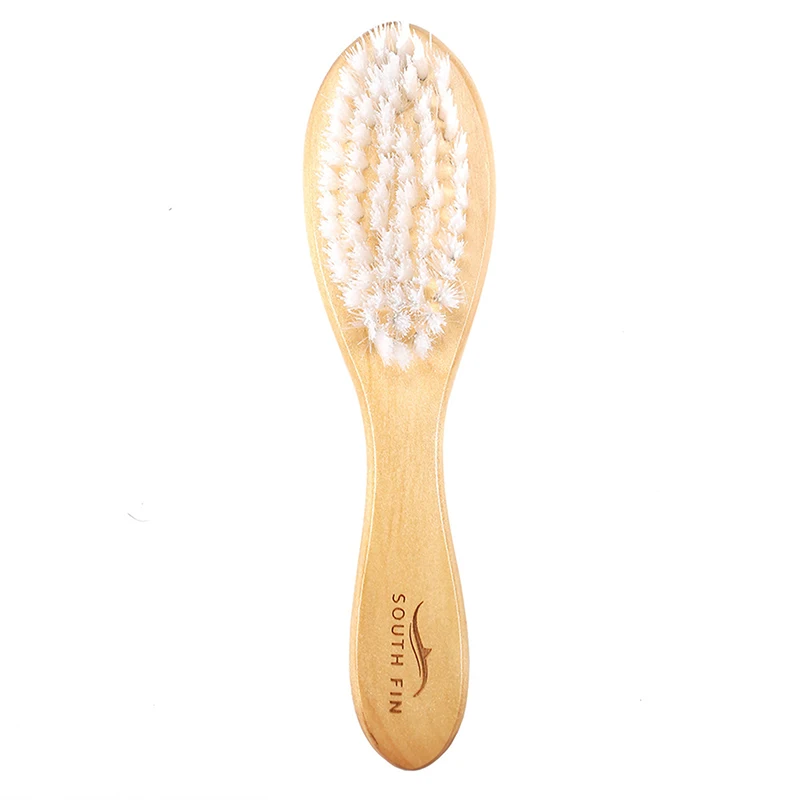 

Personalized Wooden Baby Hair Brush Shower Gift Care Massage Newborn Keepsake