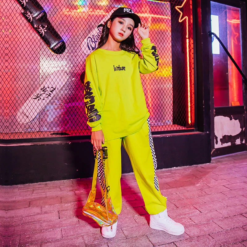 Танцевальные костюмы в стиле хип-хоп детская одежда для джазовых представлений