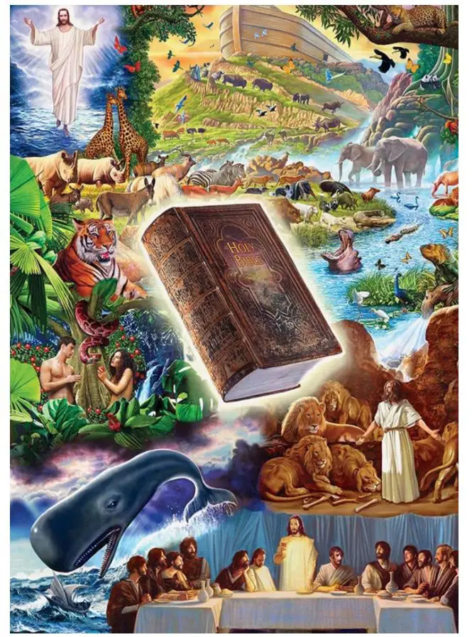 Пейзаж Алмазная мозаика живопись Иисус Христос Стразы Вышивка животные алмазное