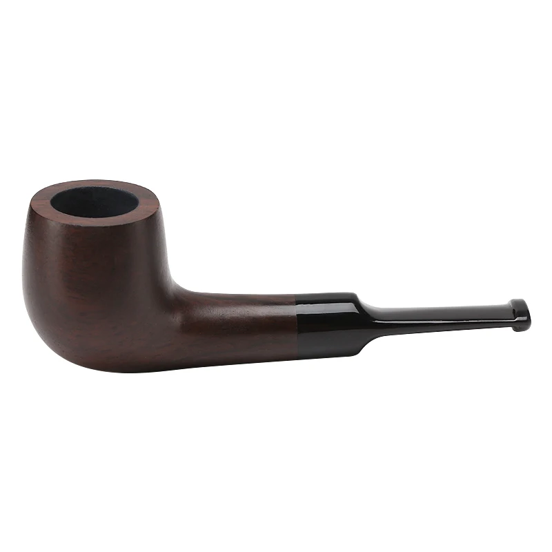 Курительная трубка из черного дерева ручной работы с фильтрами для труб 9